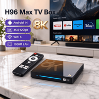 Boîtier TV intelligent H96 MAX RK3576(M9S) Android 14, streaming 8K, Wi-Fi 6, Bt5, 4 Go, 32 Go, lecteur multimédia, Royaume-Uni, Europe, gratuit