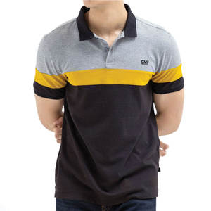 Polos bordados personalizados para hombre, manga corta, tela de algodón, ropa informal de oficina para marca y suministro de uniformes - Product Image 2