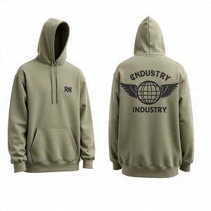 Sweats à capuche pour hommes confortables et de haute qualité |   Streetwear avec logo personnalisé, nouvelle conception tendance, pull 100% coton - Product Image 3