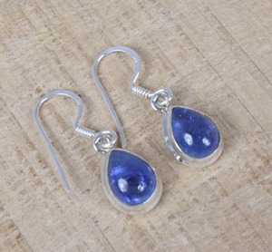 Boucles d'oreilles en argent style Boho faites à la main bijoux en argent sterling 925 kyanite pierres précieuses boucles d'oreilles tendance bijoux pour femmes cadeau - Product Image 1