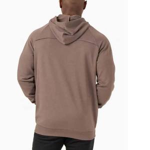 Sudaderas con capucha para hombre Sudaderas informales en blanco Color sólido 100% Algodón Cremallera Sudadera con capucha Streetwear Heavyweight Basics Sudaderas con capucha para hombre - Product Image 2