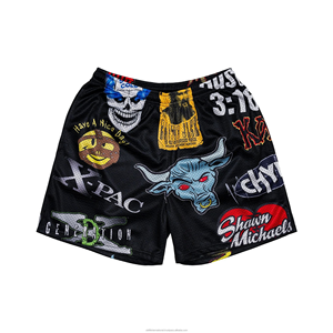 Trending Men's Plus Size All Print Sublimation Graphics Custom Board Shorts 100% Poliéster Bañadores para la playa o nadar - Product Image 2