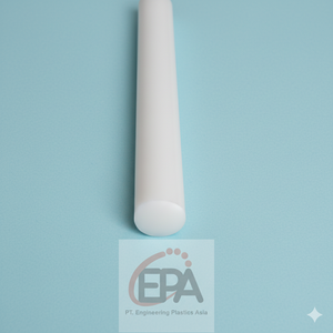 Tige blanche HDPE à coupe lisse 160mm x 1m Choix idéal pour l'outillage personnalisé et la fabrication de composants de précision - Product Image 1