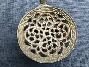 Prettiest Gold Stainless Steel Salad Servers Salad Tools For <b>Gift</b> <b>Hamper</b> Special Events Handcrafted From India - Product Image 3