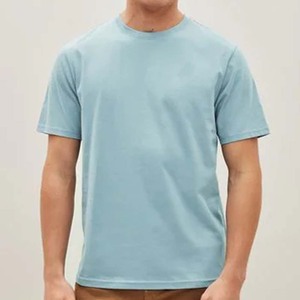 T-shirts pour hommes grande taille en coton 100% de haute qualité 280 GSM, vente en gros, t-shirts de sport à col rond de haute qualité, vente en gros - Product Image 4