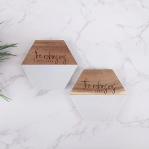 Custom Personalized Resin <b>Coasters</b> with Name or Logo Classic Style <b>Drink</b> Pads for Branding Events & Corporate Gifting - Product Image 1