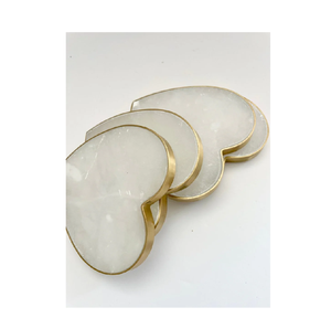 ที่รองแก้วหินอ่อนหินธรรมชาติทรงหกเหลี่ยมที่รองแก้วของขวัญสำหรับงานเลี้ยงขึ้นบ้านใหม่ของตกแต่งโรงแรม - Product Image 6