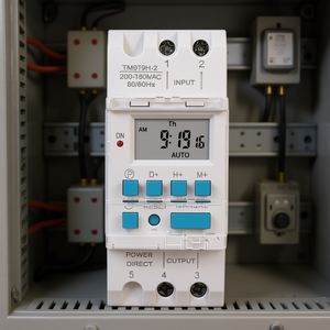 Temporizador Digital SINOTIMER TM919H-4 12V 16A para Riel DIN, Categoría de Producto: Relés de Retardo - Product Image 3