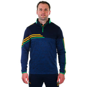 100% Polyester GAA Jersey Demi Zip Top Hurling Jacket Logo Personnalisé Impression Motif Solide Plus La Taille Tissage Tricoté - Product Image 1