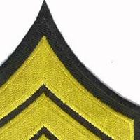 Patchs brodés personnalisés de Chevron de rang de manchon tactique Patch de machine informatisé en PVC pour la dentelle de transfert de chaleur de vêtements uniformes