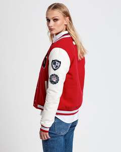 Parches bordados, chaquetas universitarias de alta calidad, chaquetas de letras con parches de chenilla personalizadas para mujer, chaqueta de Hip Hop - Product Image 5