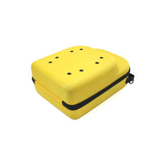 Étui de protection en EVA jaune vif pour petite boîte de rangement à coque dure antichoc électronique avec logo personnalisé et insert en mousse - Product Image 2