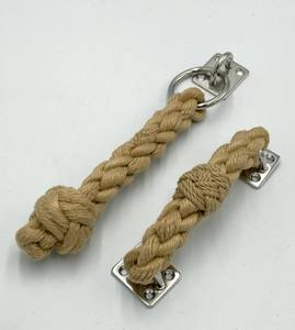 TIRADORES DE CUERDA para literas Cuerda de campana hecha a mano de algodón multicolor - Product Image 2