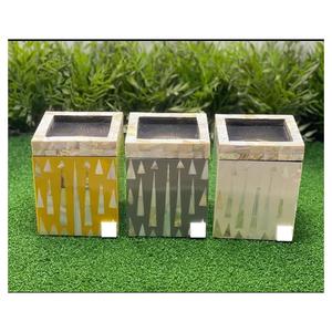 OEM <b>Oud</b> Burner Electric Bone & Mother of Pearl Inlay <b>Bakhoor</b> Burner 2025 Luxury Mubkhar Medkhan with MOP Tray Resin Boxes 2025 - Product Image 3