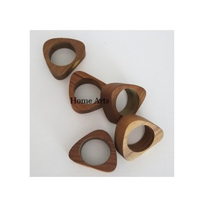 Ensemble de 4 ronds de serviette de table de restaurant en laiton de taille personnalisée ronds de serviette de forme ronde pour les meilleures ventes - Product Image 6