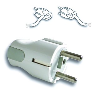 SPINA SCHUKO IN BLISTER 2P+T 16A - Product Image 1