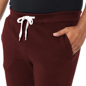 Pantalon de survêtement OEM en gros, vierge, confortable, en molleton, personnalisable, pour le jogging, avec impression et couleur contrastée unie - Product Image 6