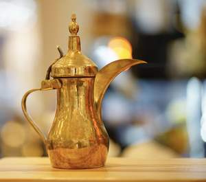 Luxury Stainless Steel Arabic Dallah For Home <b>Decoration</b> And Serving Combining Classic Middle Eastern Style With Strength - Product Image 2