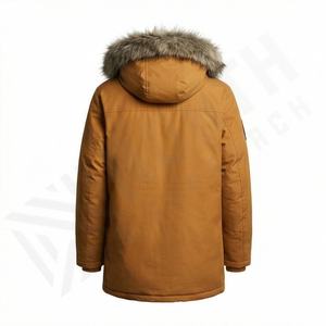 Veste parka tendance pour homme, 300 g/m², matelassée, entièrement chaude, service OEM, veste d'hiver thermique personnalisée, vêtements d'extérieur résistants - Product Image 2