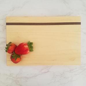 Tabla de Cortar Rectangular de Madera Maciza de Acacia Hecha a Mano de Primera Calidad, 1.2 cm de Grosor, Apta para Lavavajillas, Duradera, para Cocina - Product Image 2