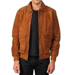 Chaqueta de hombre de calidad de moda de cuero de diseño personalizado con servicio OEM de OSTROWEARS ENTERPRISES - Product Image 1