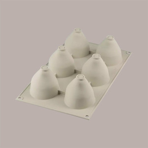 Moule en silicone réaliste fraise et crème Dm 59mm x 61mm, outil à dessert, lavage à la main uniquement - Product Image 3