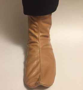 Warm Athletic <b>Socks</b> 100% Halal Leather Winter Khuff <b>Men's</b> Women's Unisex Halal Cow Leather <b>Socks</b> Khuff's - Product Image 4