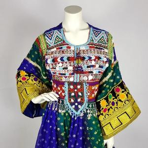 2025 nueva llegada vestido Kuchi afgano de moda para damas de manga larga elegante Mudgul fiesta desgaste Maxi Afghani encaje Guldoze - Product Image 1