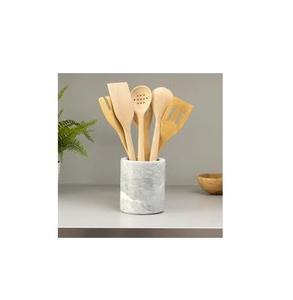 Porta Cubiertos de Mármol de Excelente Calidad, 100% Artesanía India, Forma Redonda para Hogar, Hotel, Restaurante, Vajilla - Product Image 6