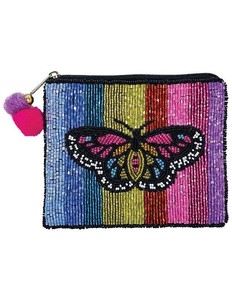 Nuevo champán Cheer bordado con cuentas clásico diseño personalizado monedero hecho a mano cierre de cremallera algodón regalo de moda ella cada - Product Image 5