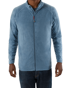 Veste polaire élégante à col montant et fermeture éclair pour hommes, veste légère de bonne qualité avec logo personnalisé - Product Image 6
