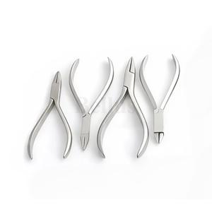 Alicates dentales de corte hueco de ortodoncia de acero inoxidable Premium 14cm arco cóncavo que forma alambre doblado instrumento Dental - Product Image 1