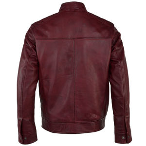 Veste en cuir PU vintage GW 2026 pour homme, nouveau design décontracté avec poche style motard, tenue de printemps pour homme, livraison DDP - Product Image 3