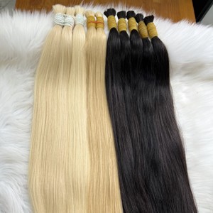 COLORES AL POR MAYOR SOLO DONANTE CALIENTE POPULAR CUTÍCULA ALINEADA NATURAL RECTA MÁQUINA TRAMA EXTENSIONES DE CABELLO HUMANO VIETNAMÉS - Product Image 1