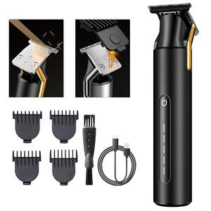 Tondeuse à barbe professionnelle sans fil à lame en T, tondeuse à cheveux de précision rechargeable avec fonction étanche (IPX7) - Product Image 1