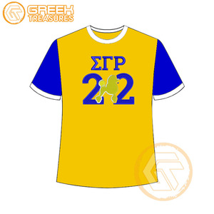 Vente en gros de t-shirt Sigma Gamma Rho pour femmes vêtements de sororité jersey de coton t-shirt respirant de haute qualité vêtements grecs pour femmes - Product Image 1