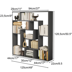 Bibliothèque Bibliothèque Moderne Robuste Élégant Modulaire et Moderne Livraison GRATUITE vers les Pays Européens Meubles de Salon - Product Image 5