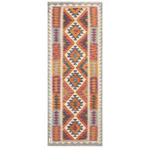 พรมกิลิม ไมมาณา อัฟกานิสถาน ขนาด 195 x 74 ซม. พรมปูพื้นและชุดพรม - Product Image 1