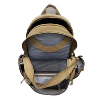 Mochila táctica personalizada de 45L, mochila Molle impermeable Unisex con cierre de cremallera, forro de poliéster para senderismo y Camping