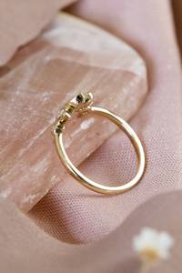 10k or massif poire coupe diamant bague laboratoire cultivé diamant mariage poire coupe Eco diamant bague de fiançailles cadeau pour elle - Product Image 5