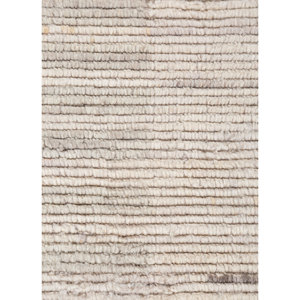 Alfombra Grande de Lana Tejida a Mano Tesoro, Color Marfil, Rectangular, para Entrada, Dormitorio, Hecha a Mano, Hwl-419 - Product Image 3