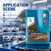 Huile moteur entièrement synthétique SINOPEC 5W-30 API SP ILSAC GF-6A pour voitures à essence modernes 4L/3,5kg