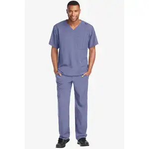 Grande venda de esfregaços de uniformes hospitalares - Preço barato uniforme de esfrega médica para homens, mulheres - conjuntos de esfregaços exportados para os EUA