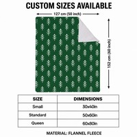 Couverture en flanelle personnalisée pour Noël, sublimation, douce et moelleuse, pour les réunions de famille, décoration de la maison, ensembles cadeaux, promotions