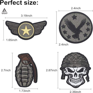 Insignia de Tela Computarizada de Precisión Aifran - Apliques Bordados en 3D de Alta Densidad para la Identidad Corporativa - Product Image 2