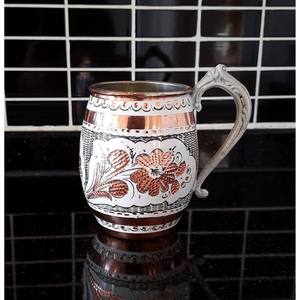 Copper <b>mug</b> naturally add a touch of elegance and sophistication to daily hydration routine beautifully crafted by Indian artisan - Product Image 5