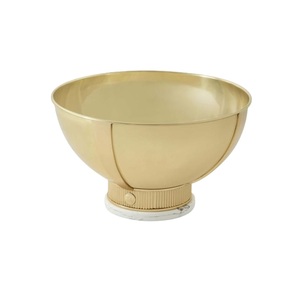 Nuevo Bol de Champán Redondo de Metal 2026 con Base, Acabado Dorado, para Almacenamiento de Cócteles, para Bares, Hoteles y Fiestas - Product Image 1