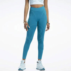 กางเกงเลคกิ้งเอวกลางสำหรับผู้หญิงกางเกงกีฬากางเกงเลกกิ้งโยคะลายพื้นออกแบบโลโก้ได้ตามต้องการ - Product Image 1