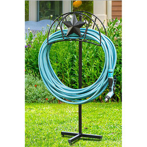 Support de tuyau d'arrosage de jardin extérieur en métal moderne - Product Image 3