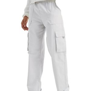 Nouveauté Pantalon cargo pour homme à taille élastique, multi-poches, design personnalisé, uni, grande taille, léger et confortable - Product Image 1